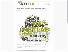 Tablet Screenshot of netlab.snu.ac.kr